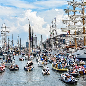 SAIL Amsterdam preview image many boats in the harbour