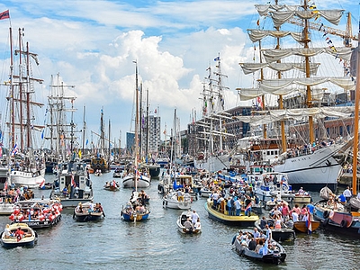 SAIL Amsterdam preview image many boats in the harbour