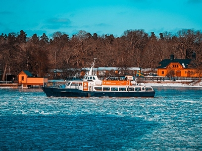 Archipelago Tour Winter Frozen Sea with Islands Preview