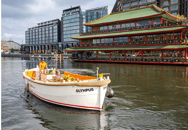 Lovely Cruises Boat at Oosterdokkade