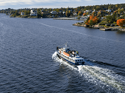 Lovely Cruises Stockholm boat sailing back leftside view preview 640x644 2