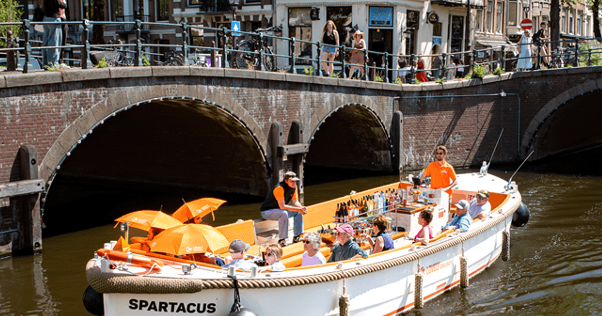 Open Boot Rondvaart in Amsterdam - Luxe Cruise langs Verbogen Hotspots