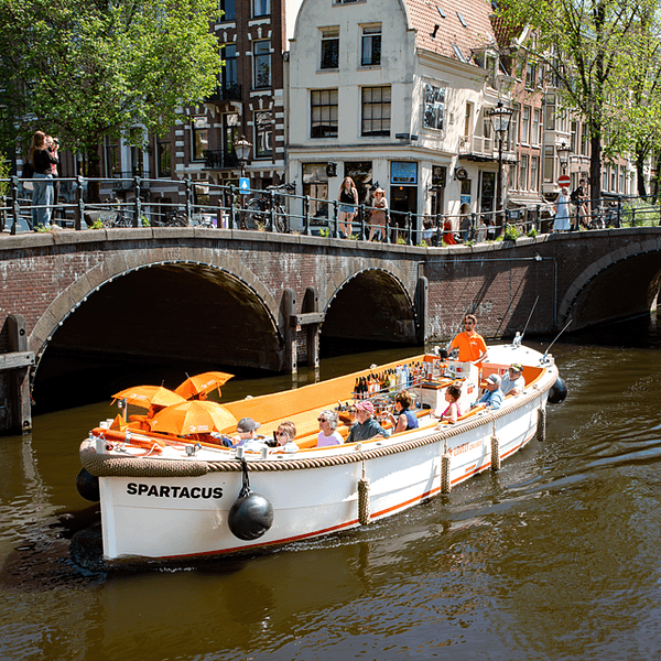 Lovely Cruises boat with people on a sunny day preview