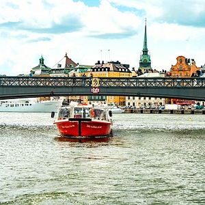 Royal bridges canal tour stockholm preview boat and bridge in city